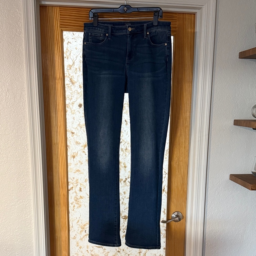 NYDJ Dark Indigo Straight Leg Jeans